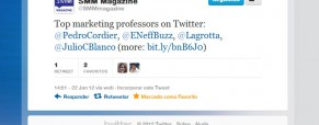 Pedro Cordier listado entre os Top Marketing Professors on Twitter