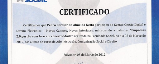 Empresas 2.0: Gestão Conectada